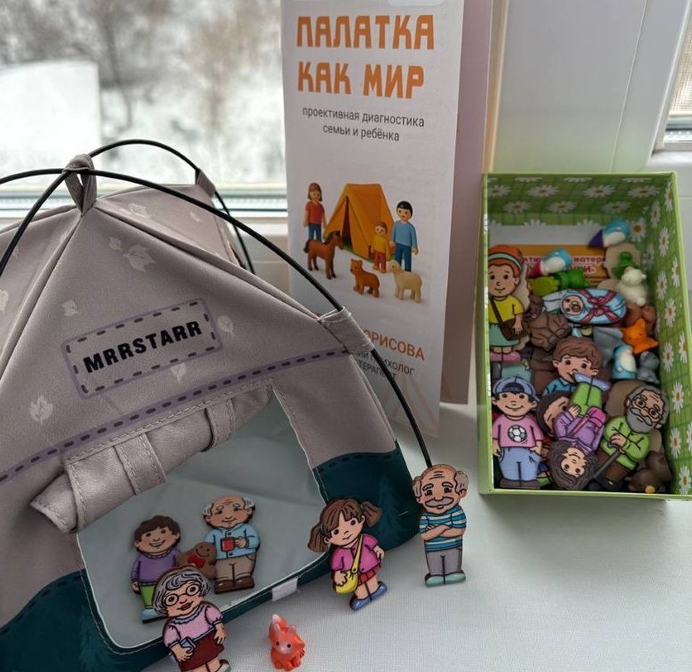 Фото 1. Комплект методики «Палатка как мир»